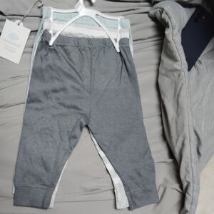 Cloud Island Gray Baby Leggings Set